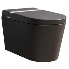 Hygea - Vas wc suspendat multifunctional, Negru Mat